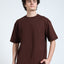 Unisex Walnut Brown Oversized Tee