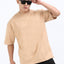 Unisex Beige Oversized Tee