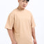 Unisex Beige Oversized Tee