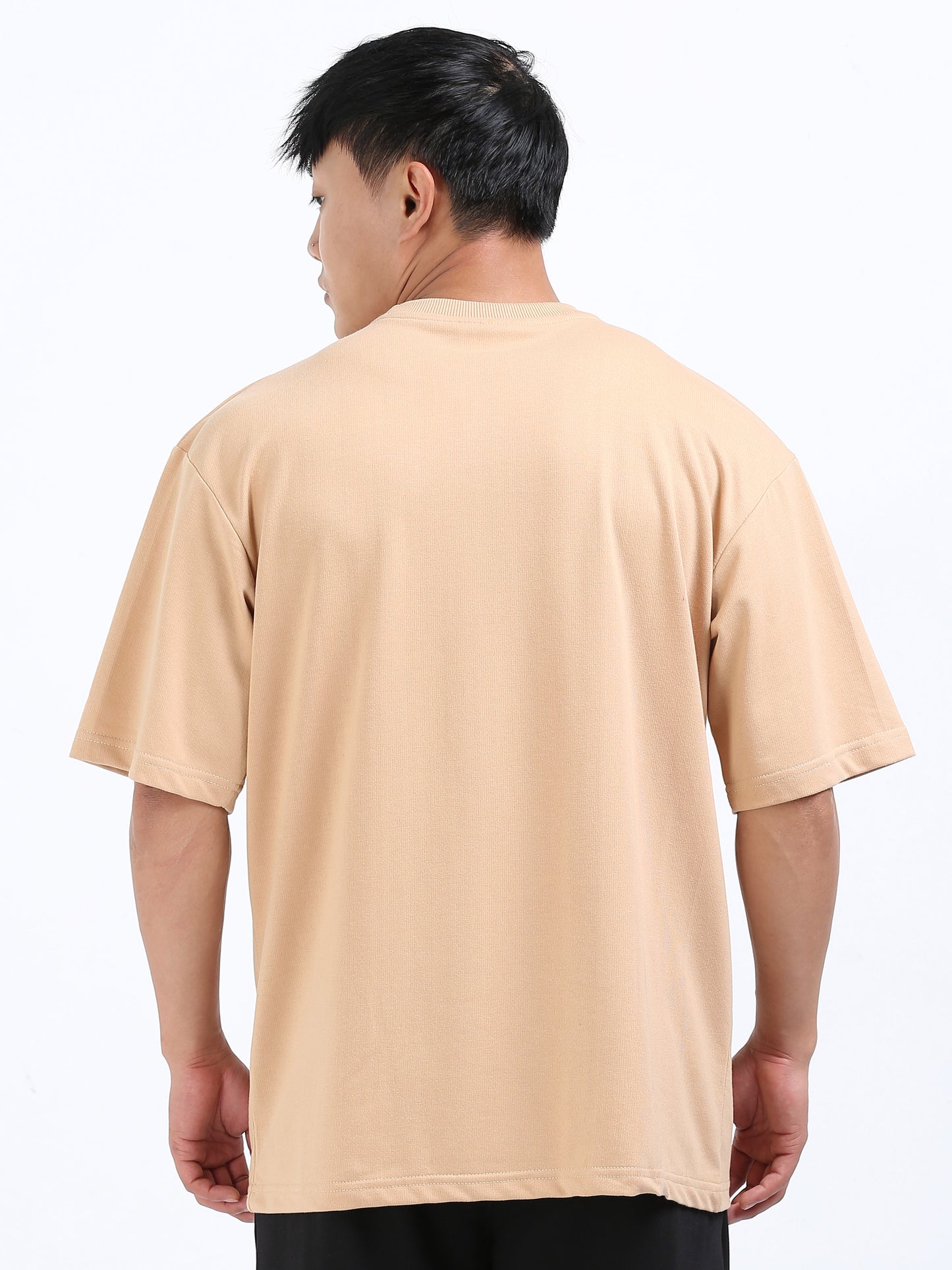 Unisex Beige Oversized Tee