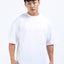 Unisex White Oversized Tee