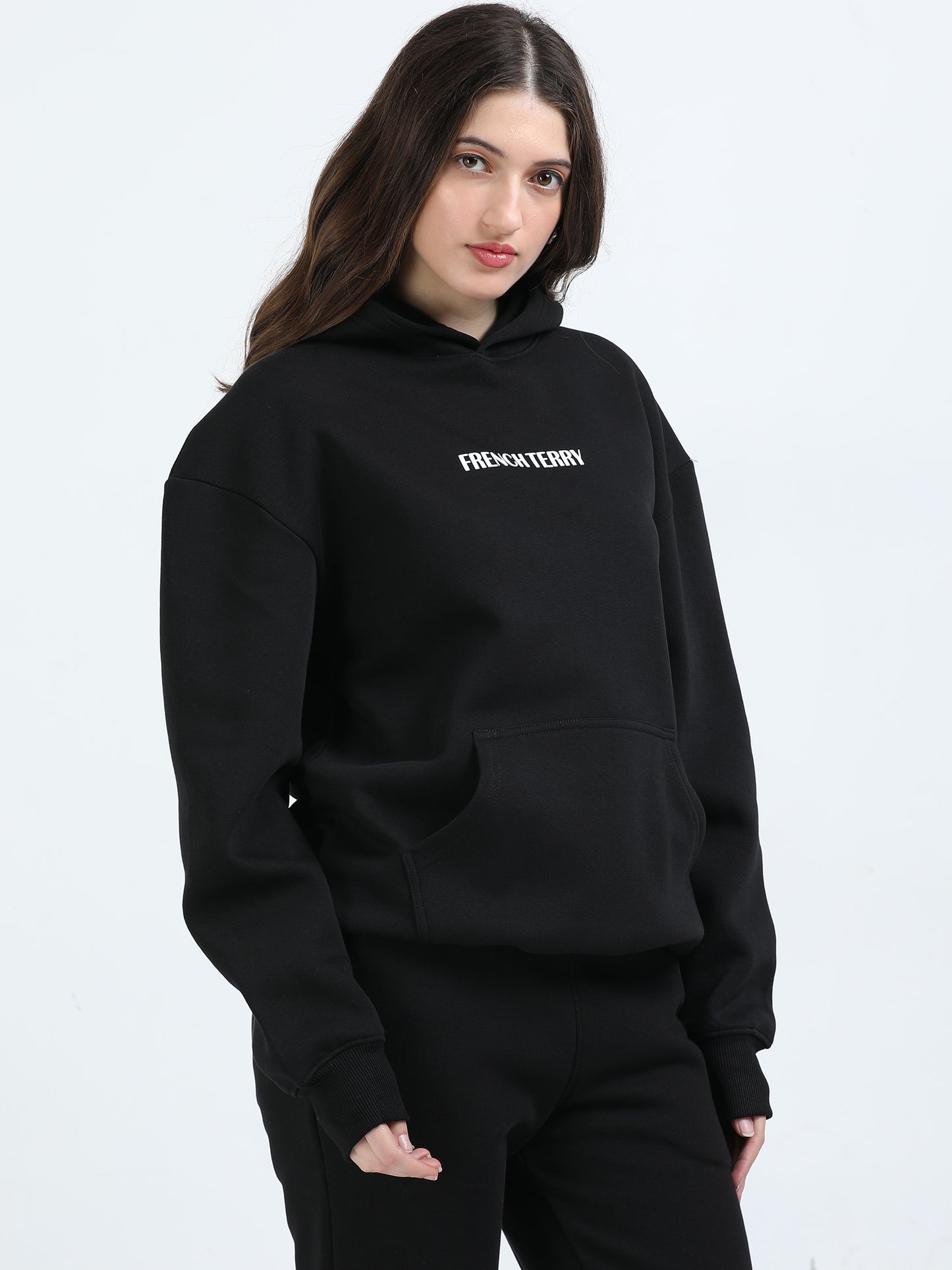 Onyx Black Oversized Hoodie