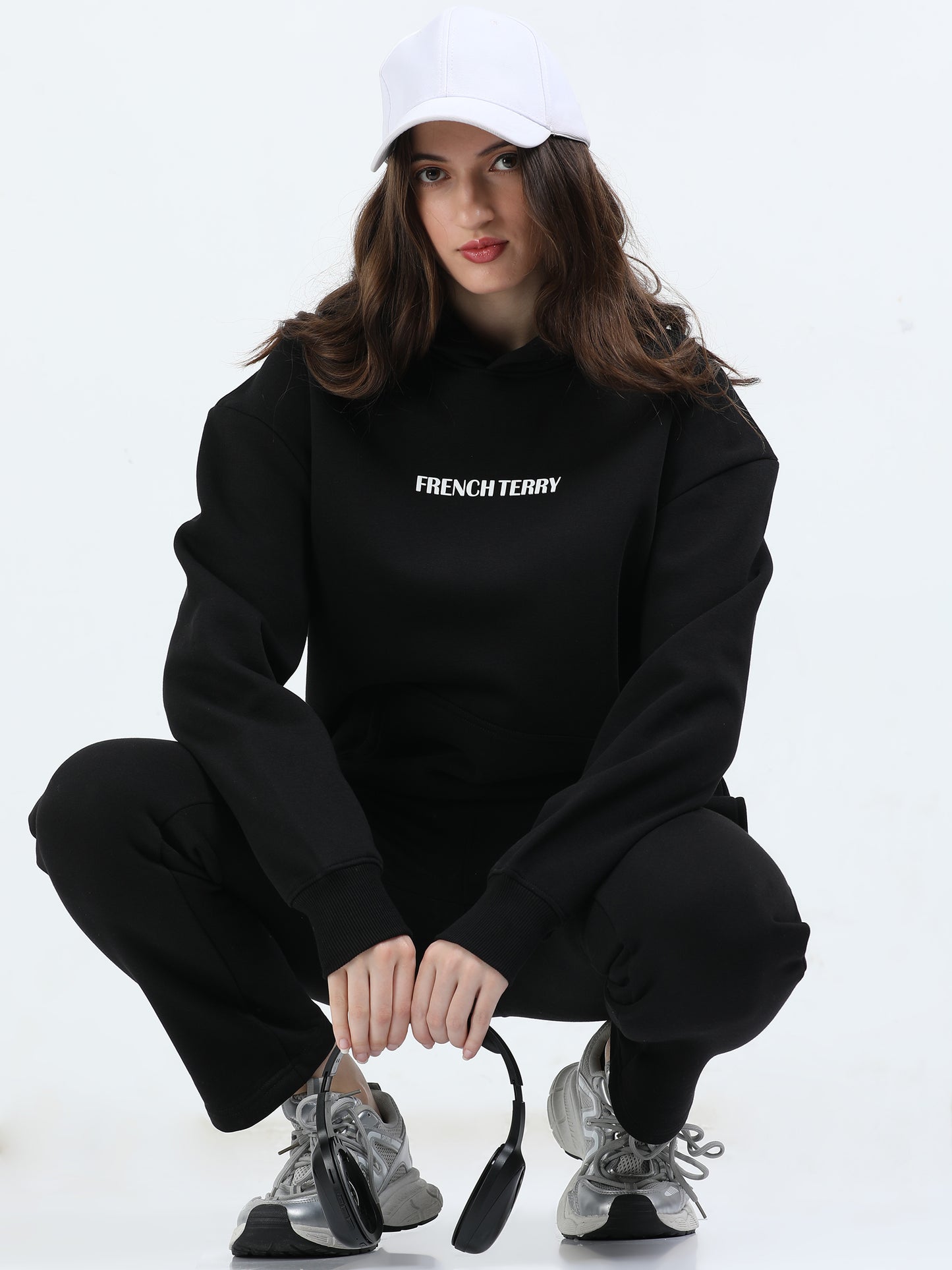 Onyx Black Oversized Hoodie