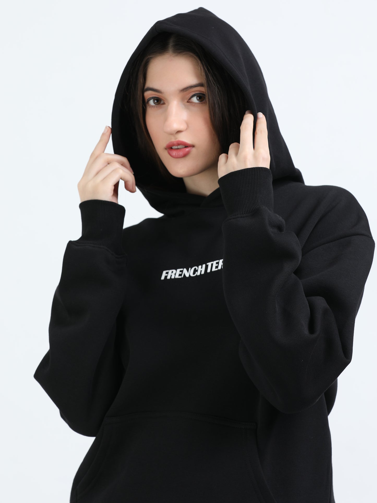 Onyx Black Oversized Hoodie