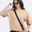 Unisex Beige Oversized Tee