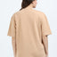 Unisex Beige Oversized Tee