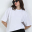 Unisex White Oversized Tee