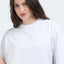 Unisex White Oversized Tee