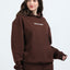 Walnut Brown Oversized Hoodie