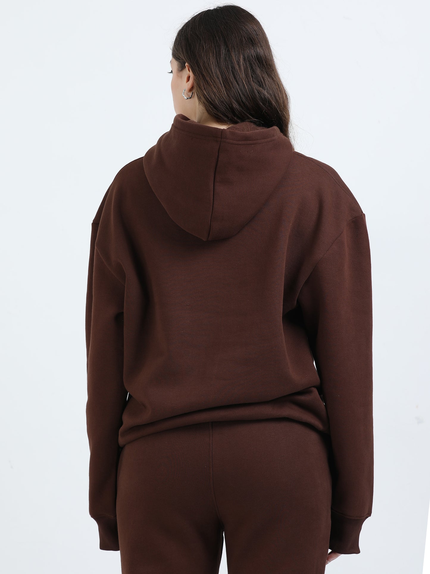 Walnut Brown Oversized Hoodie
