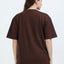 Unisex Walnut Brown Oversized Tee