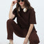 Unisex Walnut Brown Oversized Tee