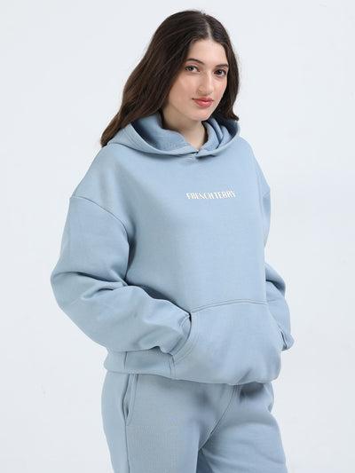 Spindle Blue Oversized Hoodie