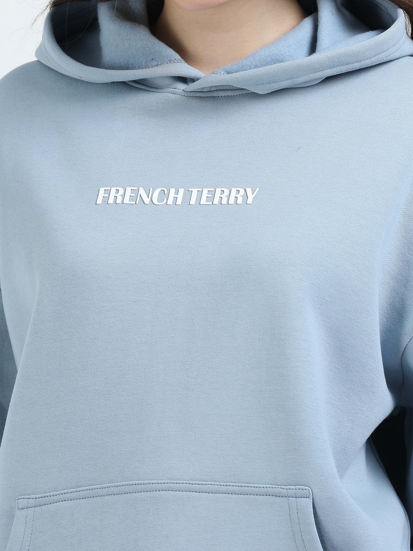 Spindle Blue Oversized Hoodie