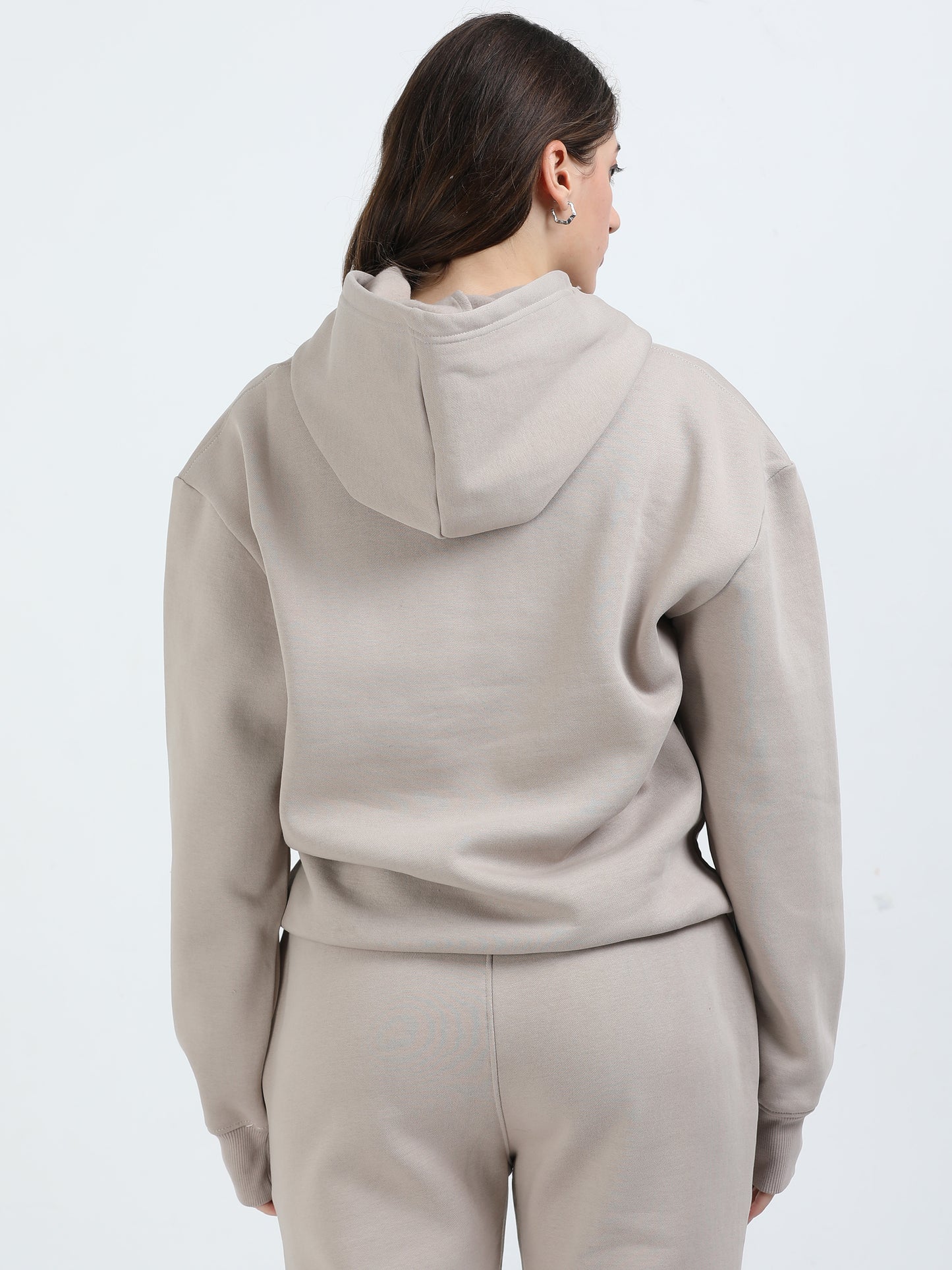 Cement Gray Oversized Hoodie
