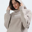 Cement Gray Oversized Hoodie